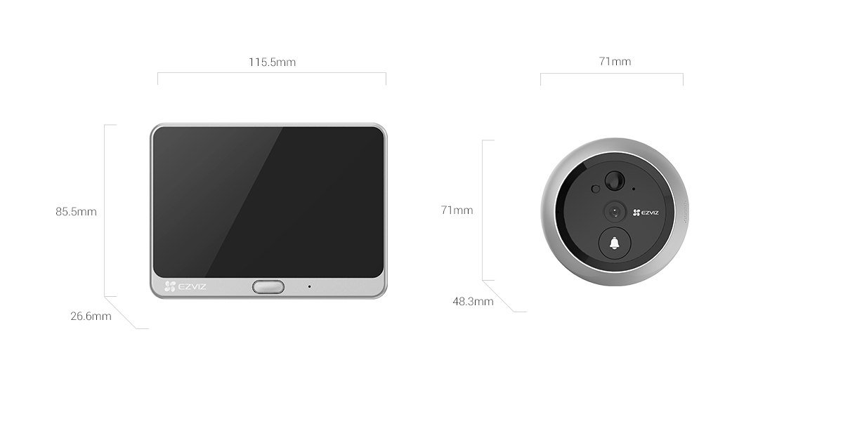 Timbre de video EZVIZ DP2