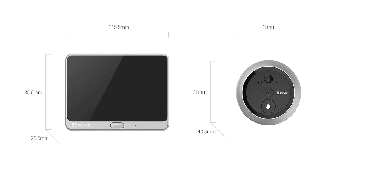 Timbre de video EZVIZ DP2