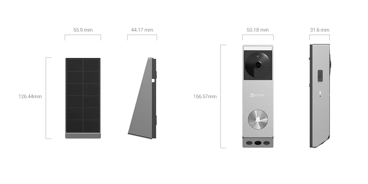 Mirilla inteligente EZVIZ EP3x Pro