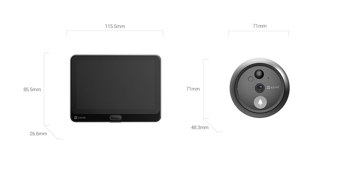 Timbre de video EZVIZ HP4