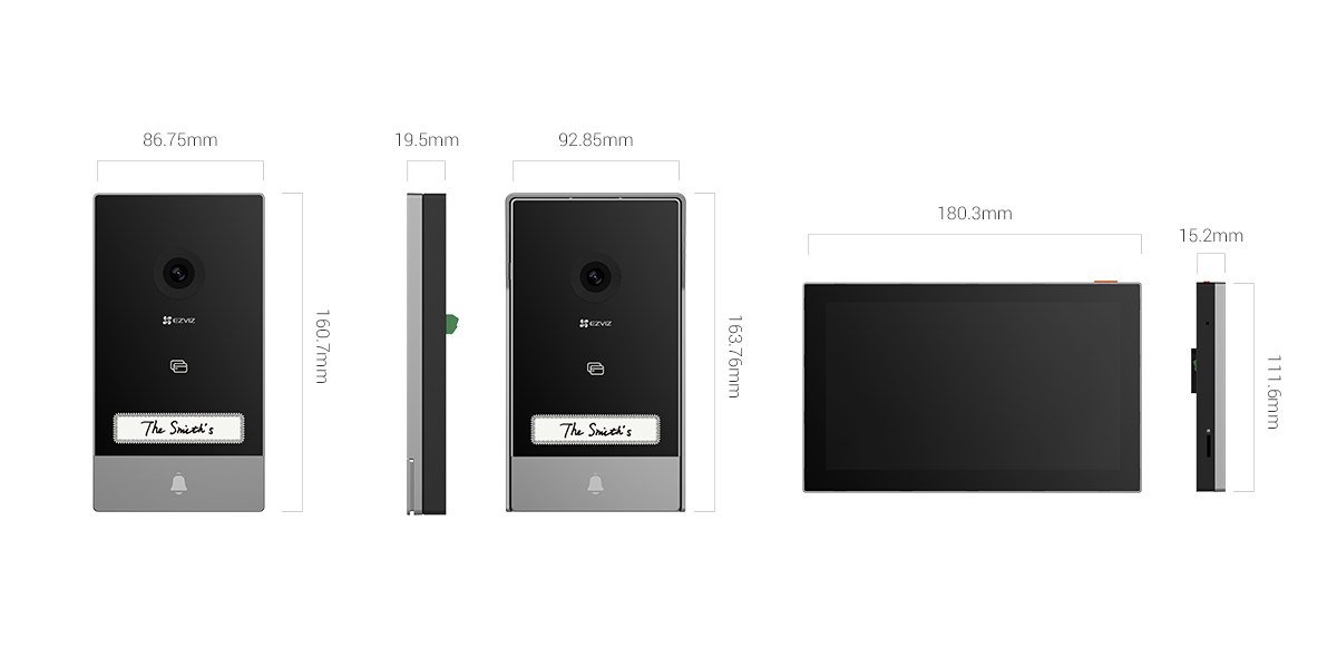 Timbre de video EZVIZ HP7