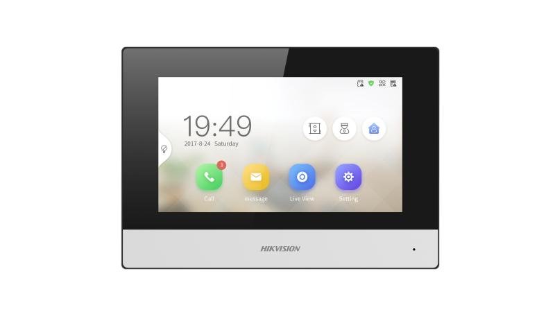 Monitor interior Hikvision para videoportero de 2 hilos