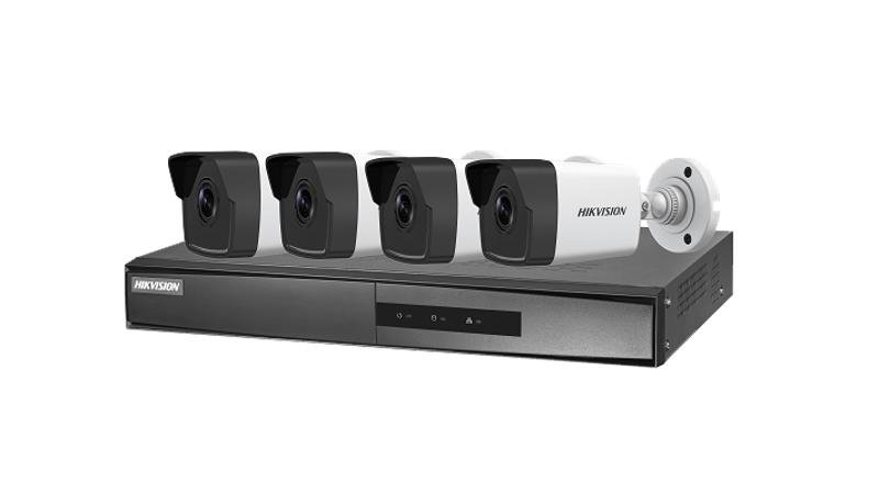 Kit Hikvision PoE de 4 cámaras