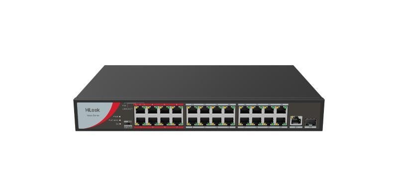 Switch Hikvision PoE de 24 puertos