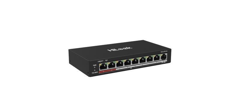 Switch Hikvision PoE de 8 puertos