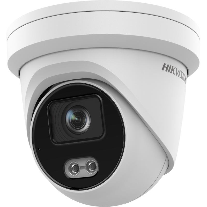 Cámara Hikvision torreta ColorVu con micrófono