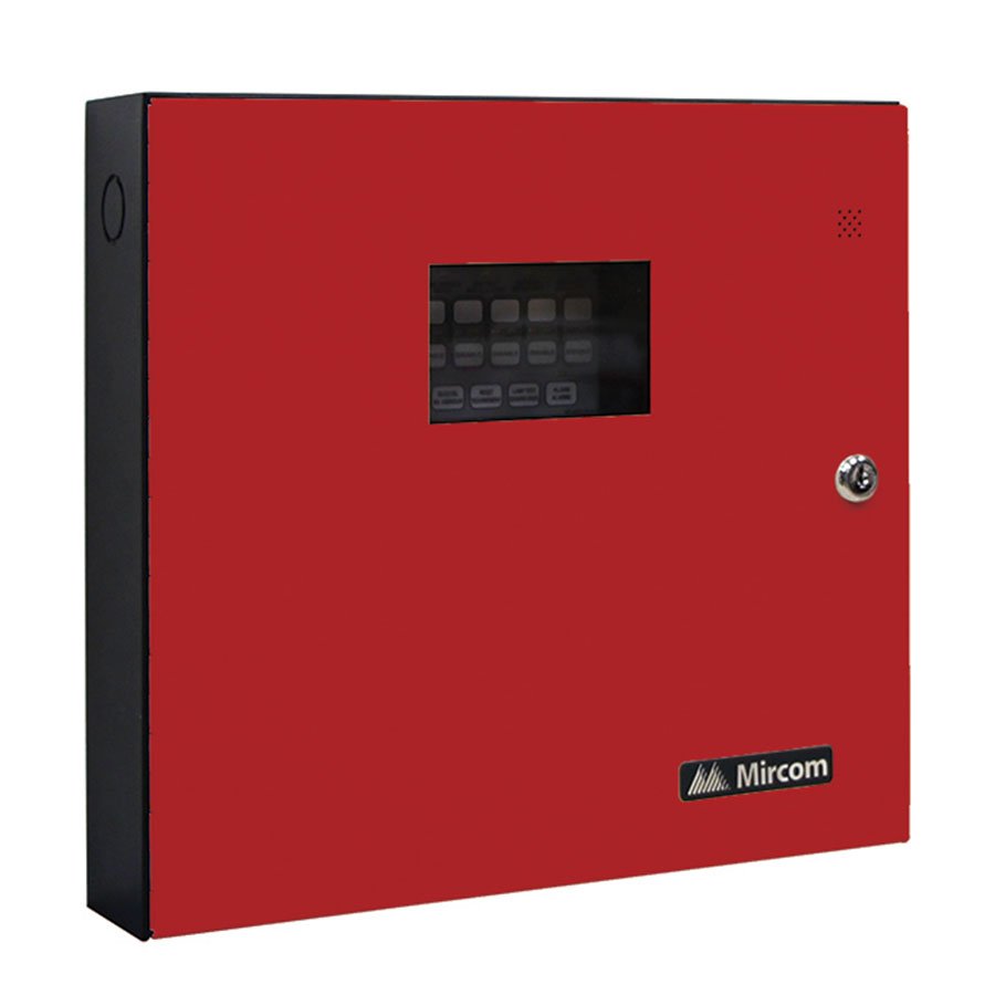 Panel de alarma Mircom FA-106R de 6 zonas